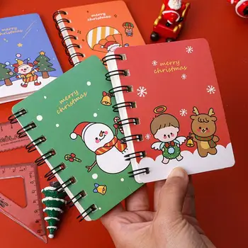 Merry Christmas Spiral A7 Notebook Daily Weekly Planner Blank Paper Santa Claus Note book Time Organizer School Supplies gift
Merry Christmas Spiral A7 Notebook Daily Weekly Planner Blank Paper Santa Claus Note book Time Organizer School Supplies gift