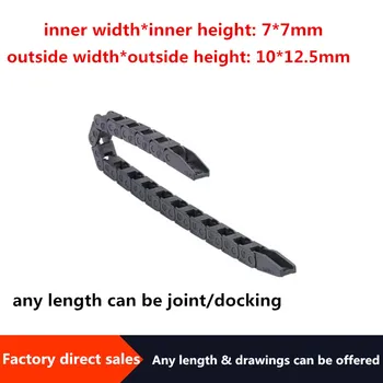 1pc Transmission Chain 7x7 length 1000mm Plastic Towline Nylon Cable Drag Chain Wire Carrier with end connector
1pc Transmission Chain 7x7 length 1000mm Plastic Towline Nylon Cable Drag Chain Wire Carrier with end connector