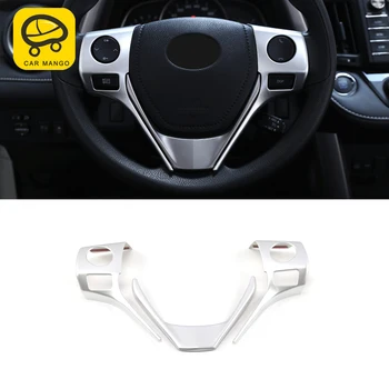 CarManGo for Toyota RAV4 2014 2015 Car Styling Steering Wheel Switch Panel Cover Chrome Trim Frame Sticker Interior Accessories
CarManGo for Toyota RAV4 2014 2015 Car Styling Steering Wheel Switch Panel Cover Chrome Trim Frame Sticker Interior Accessories