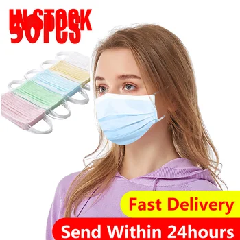 50Pcs Mask Disposable Nonwove 3 Layer Ply Filter Mask mouth Face mask filter safe Breathable dustproof Protective masks#3
50Pcs Mask Disposable Nonwove 3 Layer Ply Filter Mask mouth Face mask filter safe Breathable dustproof Protective masks#3