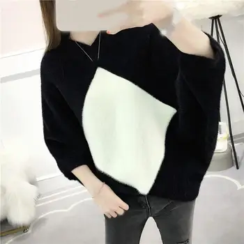Fashion Women Batwing Sleeve Sweater Casual Vintage 2019 Autumn Diamond Knit Pullovers Ladies Long Sleeve Sweaters Jumper
Fashion Women Batwing Sleeve Sweater Casual Vintage 2019 Autumn Diamond Knit Pullovers Ladies Long Sleeve Sweaters Jumper