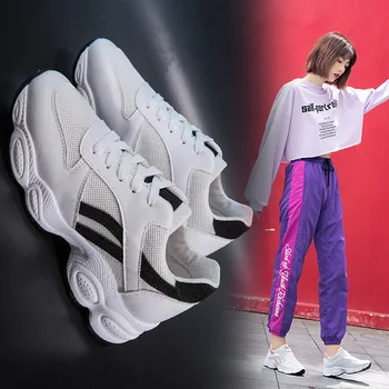 Sneakers Autumn Women Running Shoes New Wild Ulzzang Harajuku Shoes Students Breathable White Sports Shoes Woman Jogging M1-35
Sneakers Autumn Women Running Shoes New Wild Ulzzang Harajuku Shoes Students Breathable White Sports Shoes Woman Jogging M1-35