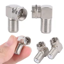 2pc Silver Steel 90 Degree TV Aerial Antenna Plug Connector Right Angle Adapter Plug To Socket Coax Cable F-Type Male to Female
2pc Silver Steel 90 Degree TV Aerial Antenna Plug Connector Right Angle Adapter Plug To Socket Coax Cable F-Type Male to Female