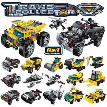 Heavy Transport Vehicle 8-in-1 Deformed Assembly Model Building Blocks Explosion-proof armored vehicle Bricks Boys Toy Kid Gift
Heavy Transport Vehicle 8-in-1 Deformed Assembly Model Building Blocks Explosion-proof armored vehicle Bricks Boys Toy Kid Gift