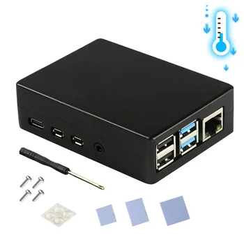 Aluminum Alloy Professional Replacement Parts Mini Heat Dissipation Passive Cooling Protective Case Housing For Raspberry Pi 4B
Aluminum Alloy Professional Replacement Parts Mini Heat Dissipation Passive Cooling Protective Case Housing For Raspberry Pi 4B