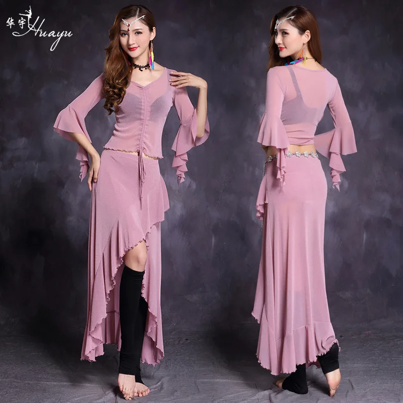 Huayu Dance 2019 Spring And Autumn Exercise Clothing yin si wang Drawstring Butterfly Sleeve Long Skirts Gymnastic Performance W
Huayu Dance 2019 Spring And Autumn Exercise Clothing yin si wang Drawstring Butterfly Sleeve Long Skirts Gymnastic Performance W