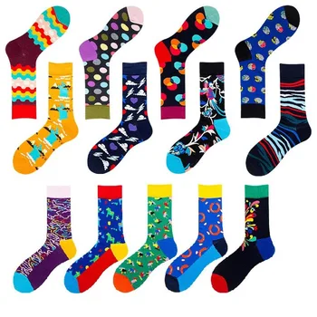 Crew Socks Man Cartoon Mens Sock Parrot Print Dot Soft Funny Men Autumn Winter Green Classic Adult Lovers Calcetines Hombre
Crew Socks Man Cartoon Mens Sock Parrot Print Dot Soft Funny Men Autumn Winter Green Classic Adult Lovers Calcetines Hombre