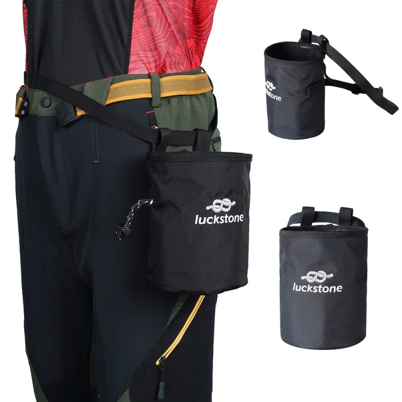Outdoor Climbing Gymnastics Rock Climbers Chalk Bag With Drawstring Closure Adjustable Climbing Belt Magnesium Powder Bag
Outdoor Climbing Gymnastics Rock Climbers Chalk Bag With Drawstring Closure Adjustable Climbing Belt Magnesium Powder Bag