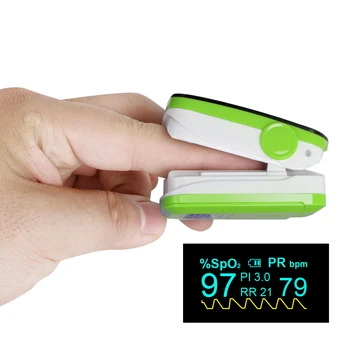 Fingertip Pulse Oximeter pulsoksymetr Blood Oxygen Monitor Digital Oxygen Saturation SPO2 PR PI Respiration Rate Monitor
Fingertip Pulse Oximeter pulsoksymetr Blood Oxygen Monitor Digital Oxygen Saturation SPO2 PR PI Respiration Rate Monitor