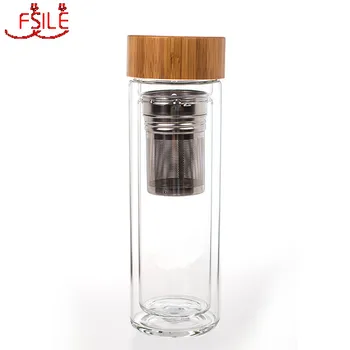 450ml Portable Double Glass Tea Bottle Tea Glass Stainless Steel Filter Tea Filter Travel Drink 
450ml Portable Double Glass Tea Bottle Tea Glass Stainless Steel Filter Tea Filter Travel Drink