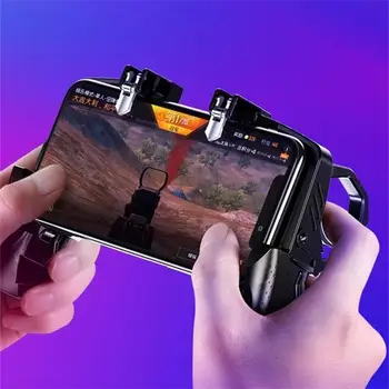 K12 New Trigger Design mobile Phone gamepad gadget four finger operation controller L1 R1 Joystick chicken dinner m4 hand feel
K12 New Trigger Design mobile Phone gamepad gadget four finger operation controller L1 R1 Joystick chicken dinner m4 hand feel