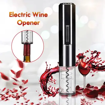 Stylish Automatic Electric Bottle Opener Wine Cutter Cork Remover Corkscrew Tool
Stylish Automatic Electric Bottle Opener Wine Cutter Cork Remover Corkscrew Tool