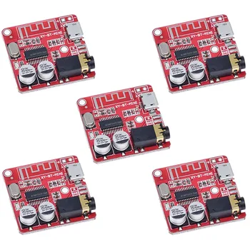 AM05-DIY Bluetooth o Receiver Board Bluetooth 4.1 5.0 MP3 Lossless Decoder Board Wireless Stereo Music Module 3.7-5V 5Pcs
AM05-DIY Bluetooth o Receiver Board Bluetooth 4.1 5.0 MP3 Lossless Decoder Board Wireless Stereo Music Module 3.7-5V 5Pcs