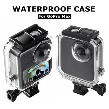 45m For GoPro Max Waterproof Housings Shell Protective Cover Box For Go Pro 360 Panoramic Camera Dive Case Accessories
45m For GoPro Max Waterproof Housings Shell Protective Cover Box For Go Pro 360 Panoramic Camera Dive Case Accessories