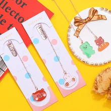 Cartoon Small Daisies Rabbit Bear Metal Pendant Bookmark Cute Book marks for book Paper Clip School Office Supplies
Cartoon Small Daisies Rabbit Bear Metal Pendant Bookmark Cute Book marks for book Paper Clip School Office Supplies