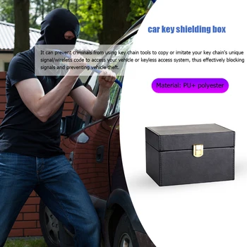 Anti Theft Faraday Box Car Keyless Signal Blocker Key Fob Cell Phone RFID Shielding Privacy Protection Case
Anti Theft Faraday Box Car Keyless Signal Blocker Key Fob Cell Phone RFID Shielding Privacy Protection Case