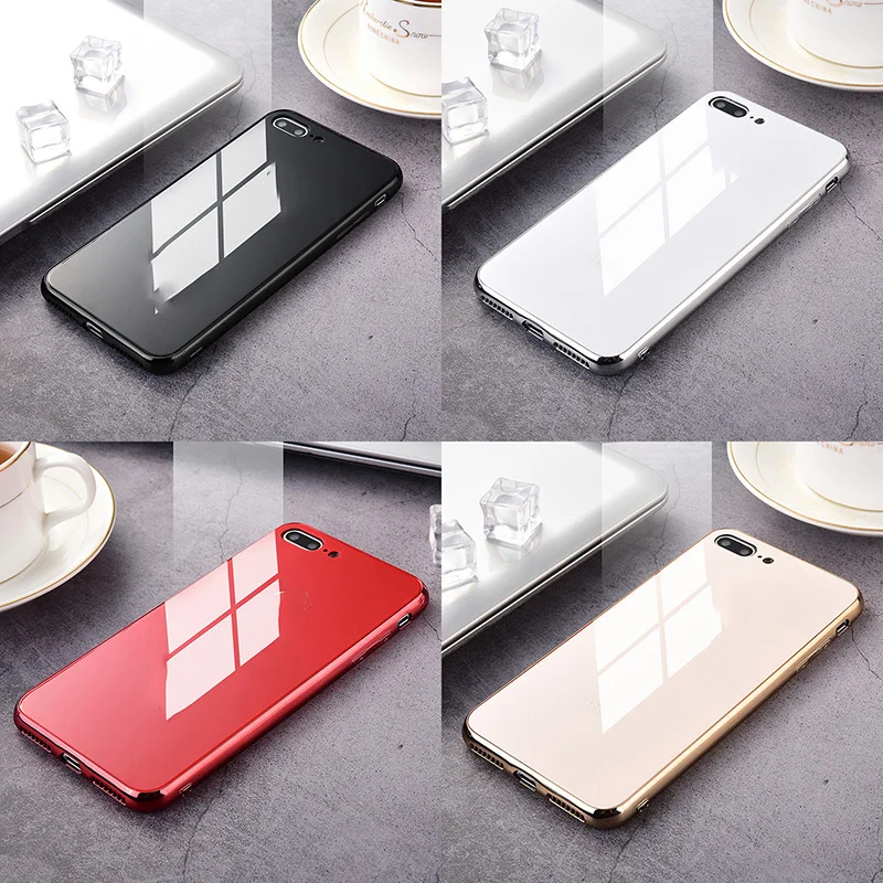 Tempered Glass Luxury Phone Case Cover For Phone 11 Pro Max X XR XS 7 6s 8 Plus 7plus Black Gold Red White logo
Tempered Glass Luxury Phone Case Cover For Phone 11 Pro Max X XR XS 7 6s 8 Plus 7plus Black Gold Red White logo