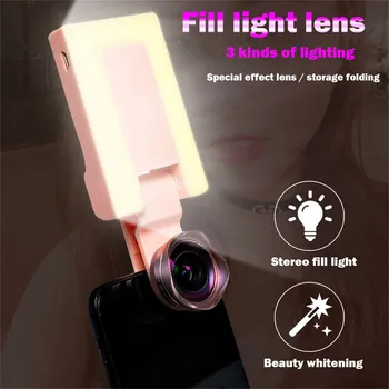 Mobile Phone Live Fill Light HD Wide Angle Macro Lens 9 Kind White Warm LED Light Mobile Beauty Self-timer Lens Face-lift Phone
Mobile Phone Live Fill Light HD Wide Angle Macro Lens 9 Kind White Warm LED Light Mobile Beauty Self-timer Lens Face-lift Phone