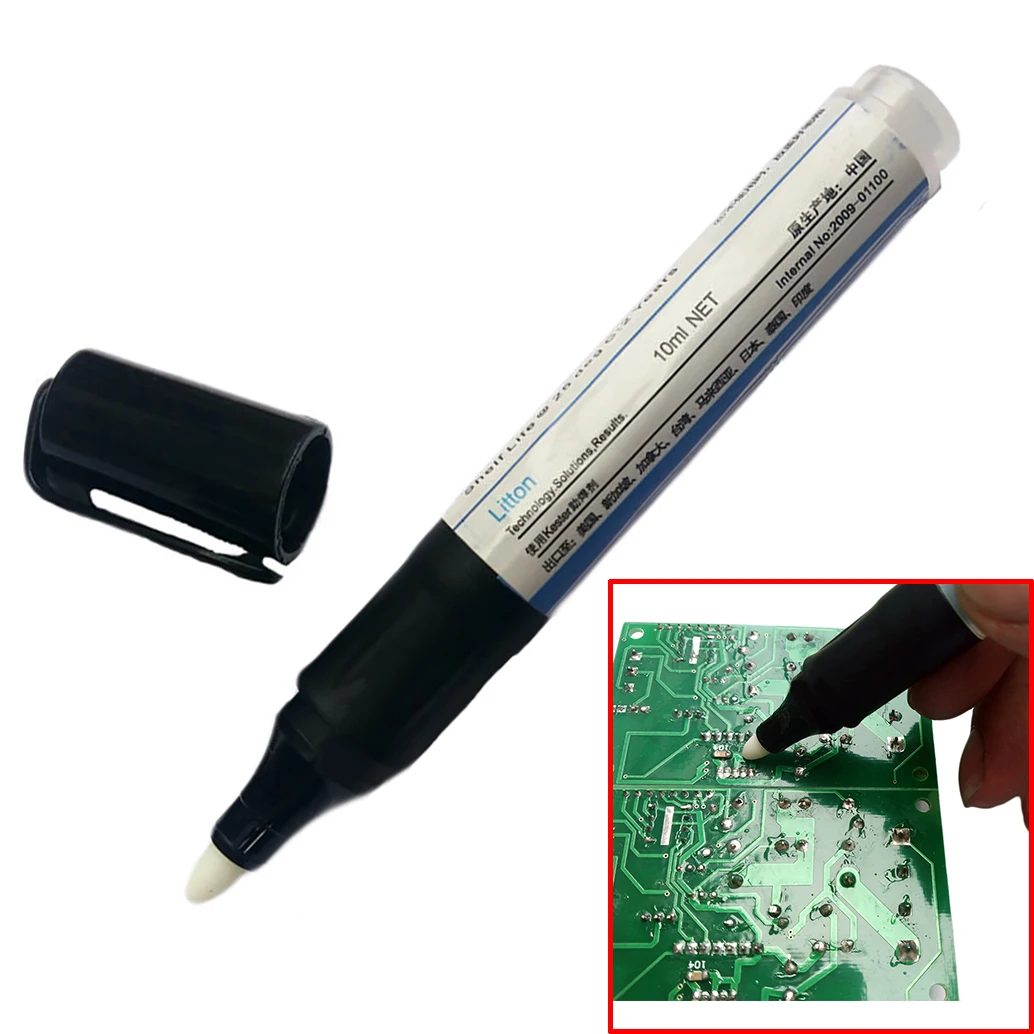 Kester 951 10ml 13cm Non-clean Low-Solid Soldering Rosin Flux Pen For Soldering Solar Panel DIY Power Panel Fpc/pcb/bga
Kester 951 10ml 13cm Non-clean Low-Solid Soldering Rosin Flux Pen For Soldering Solar Panel DIY Power Panel Fpc/pcb/bga