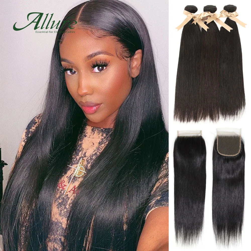 Silky Straight Bundles With Closure Remy Brazilian Human Hair 3 4 Bundles With Closure Deal Customized 8 Inches To 28 Allure
Silky Straight Bundles With Closure Remy Brazilian Human Hair 3 4 Bundles With Closure Deal Customized 8 Inches To 28 Allure