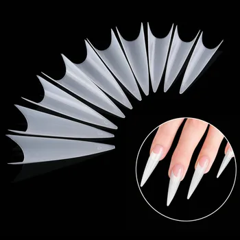 KROFAUE 1000pcs Nail Art Tips Artificial False Stiletto Nails Art Tips Pointed Shape Full Cover Manicure Fake Nail Tips
KROFAUE 1000pcs Nail Art Tips Artificial False Stiletto Nails Art Tips Pointed Shape Full Cover Manicure Fake Nail Tips