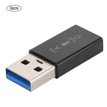 3Pcs USB3.0 Male to Type-C Female Adapter Connector Universal Electronic Converter Type-C Adapter
3Pcs USB3.0 Male to Type-C Female Adapter Connector Universal Electronic Converter Type-C Adapter
