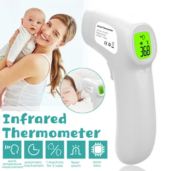 Forehead Thermometer Non Contact Infrared Thermometer Body Temperature Fever Digital Measure Tool for Baby Adult
Forehead Thermometer Non Contact Infrared Thermometer Body Temperature Fever Digital Measure Tool for Baby Adult
