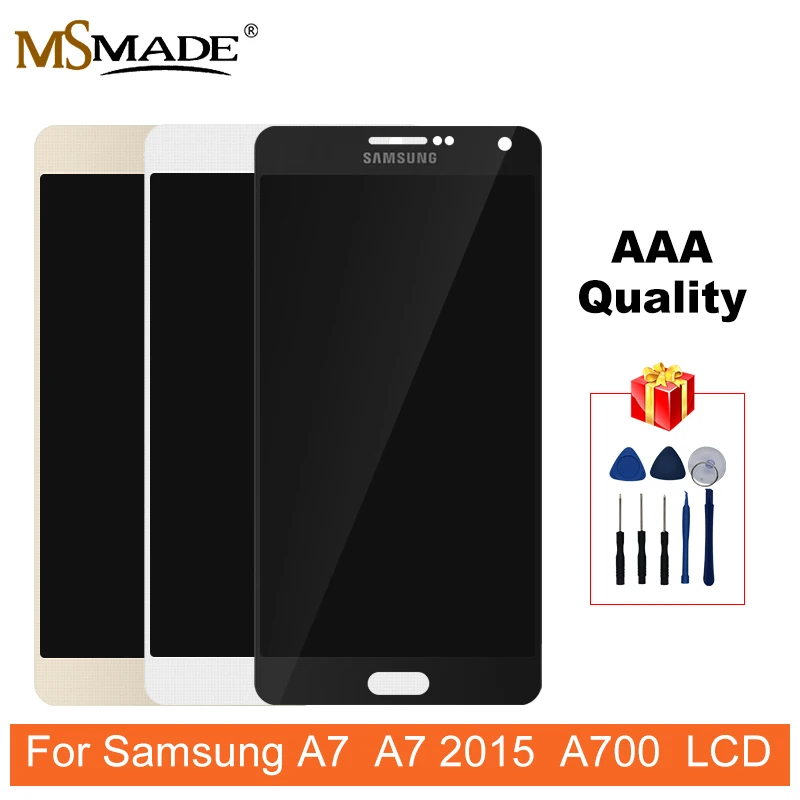 A7 2015 LCD For Samsung Galaxy A7 2015 A700 A7000 A700H A700F A700FD LCD Display Touch Screen Digitizer Assembly Parts
A7 2015 LCD For Samsung Galaxy A7 2015 A700 A7000 A700H A700F A700FD LCD Display Touch Screen Digitizer Assembly Parts