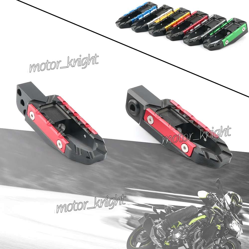 Алюминиевые Задние подножки CNC аксессуары для Kawasaki Z900 Z900RS Z650 Z400 Z125 NINJA400 NINJA125 ZZR1400