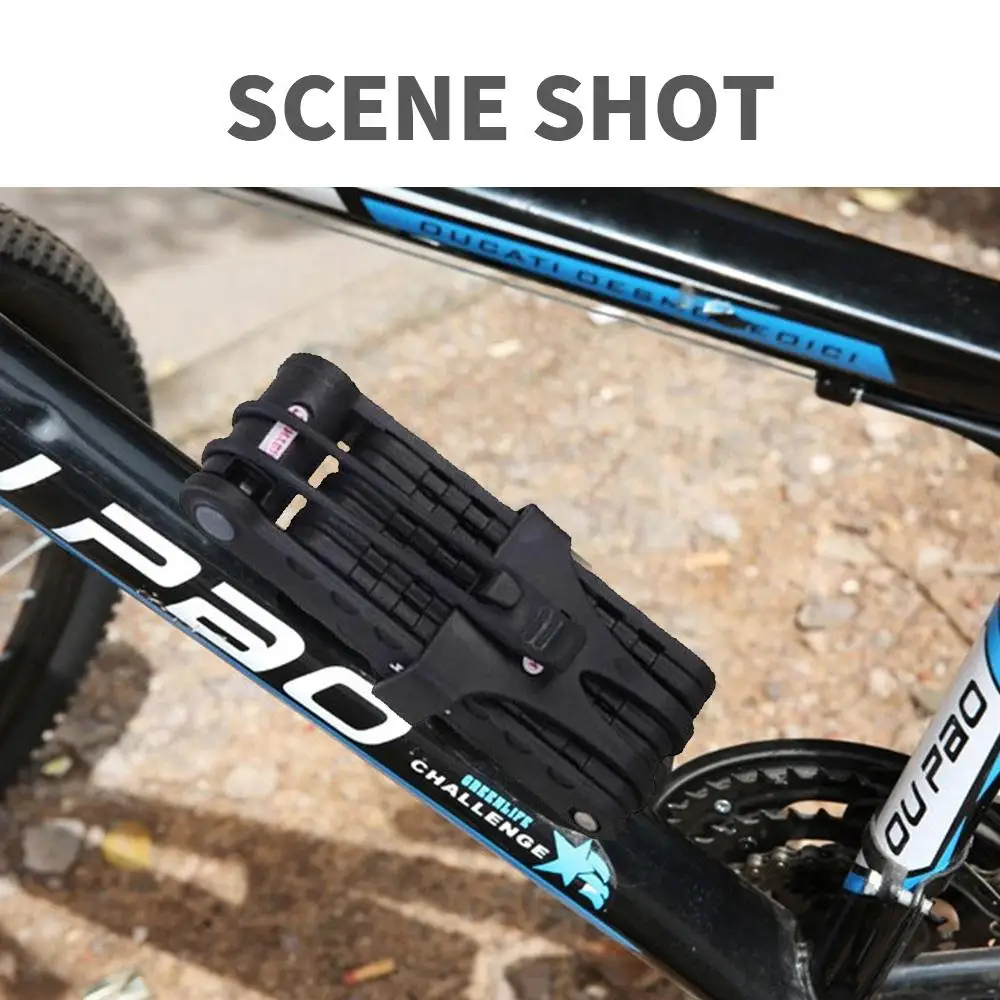Bicycle Folding Lock Anti-Theft Lock Iron Fold Safety Bikes Chain Riding Bicycle Lock Travel Keys Cycling
Bicycle Folding Lock Anti-Theft Lock Iron Fold Safety Bikes Chain Riding Bicycle Lock Travel Keys Cycling
