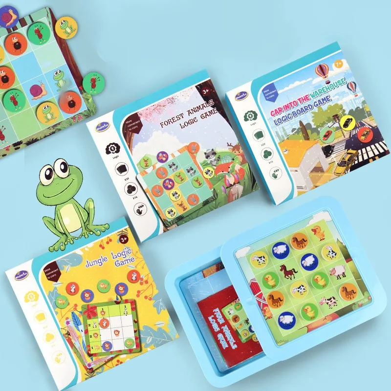 Children's Sudoku Game Chess Board Logic Thinking Training Low difficulty Digital Shape Animals Sudoku puzzle for kids
Children's Sudoku Game Chess Board Logic Thinking Training Low difficulty Digital Shape Animals Sudoku puzzle for kids