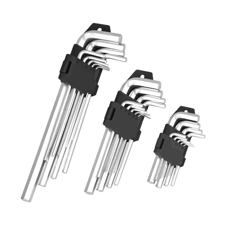 Mini 9PCS Hexagon Allen Key Wrench Tools set Matte Chrome Allen Key Hex End Spanner set Screwdriver Set Tool Kit Repair tools
Mini 9PCS Hexagon Allen Key Wrench Tools set Matte Chrome Allen Key Hex End Spanner set Screwdriver Set Tool Kit Repair tools