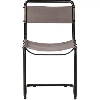 Retro Chair Simple Iron Art Personalized Creative Restaurant Northern European Designer Leather Dining Post Modern Lei
Retro Chair Simple Iron Art Personalized Creative Restaurant Northern European Designer Leather Dining Post Modern Lei