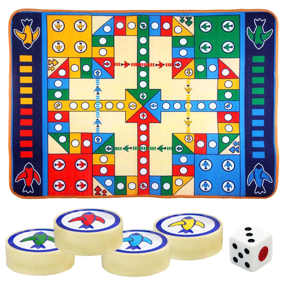 Educational Toys Children Aeroplane Chess Mat Set Flying Chess Game Carpet Blanket Mat Rug Family Interactive Game Toys
Educational Toys Children Aeroplane Chess Mat Set Flying Chess Game Carpet Blanket Mat Rug Family Interactive Game Toys