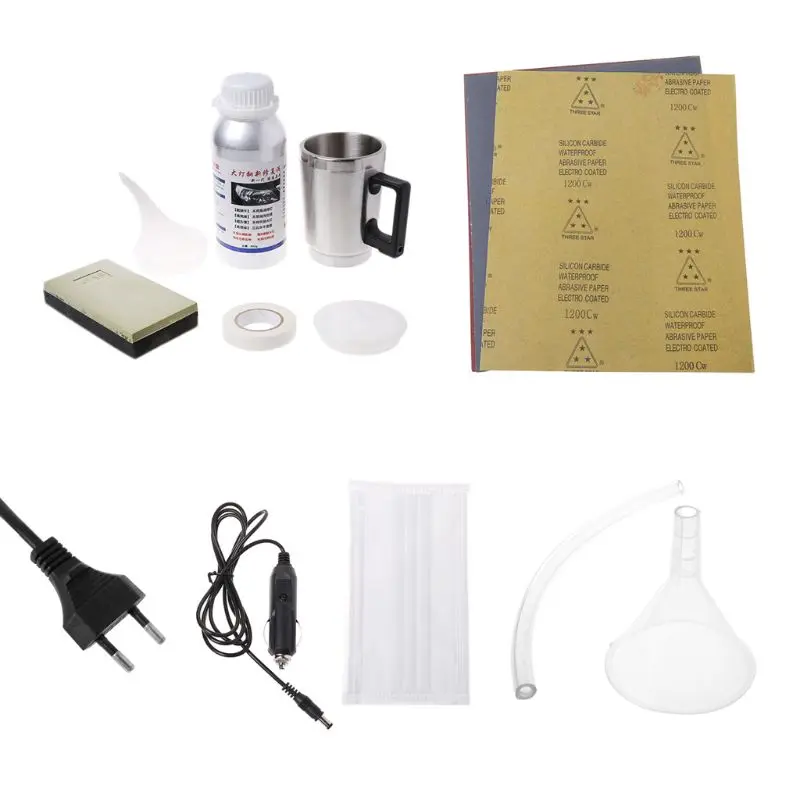 Car Headlight Glass Refurbishment Tool Kit Hydrophobic Coating Scratch Repair EU Plug
Car Headlight Glass Refurbishment Tool Kit Hydrophobic Coating Scratch Repair EU Plug