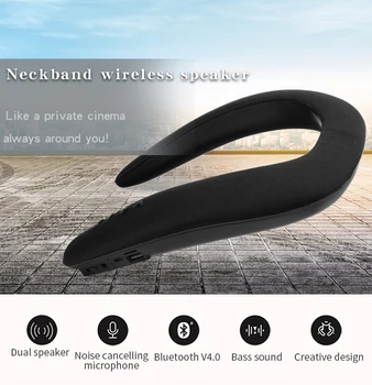 5D New Stereo Wireless Bluetooth U-shaped Speaker Wearable Waterproof Ring Neck Hanging Type Sport Bluetooth Audio Speaker 2020
5D New Stereo Wireless Bluetooth U-shaped Speaker Wearable Waterproof Ring Neck Hanging Type Sport Bluetooth Audio Speaker 2020