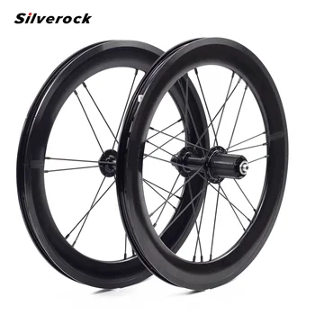 SILVEROCK SR40 Wheelset 349 16 x 1 3/8 Profile 40mm 14 / 21H 74/130 for fnhon Gust Zephyr Bicycle V brake Folding Bike Wheel
SILVEROCK SR40 Wheelset 349 16 x 1 3/8 Profile 40mm 14 / 21H 74/130 for fnhon Gust Zephyr Bicycle V brake Folding Bike Wheel