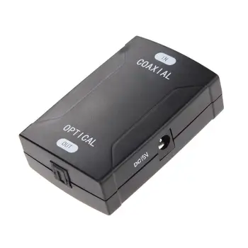 1Pc Black Coax Coaxial RCA to Optical TOSlink SPDIF Digital Audio Converter Adapter for incompressed PCM/LPCM/Dolby Sound New
1Pc Black Coax Coaxial RCA to Optical TOSlink SPDIF Digital Audio Converter Adapter for incompressed PCM/LPCM/Dolby Sound New