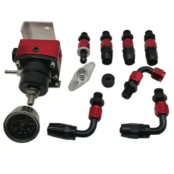 Fuel Pressure Regulator set 3 Colors Adjustable Fuel Pressure Regulator Kit Comes with a fuel pressure regulator
Fuel Pressure Regulator set 3 Colors Adjustable Fuel Pressure Regulator Kit Comes with a fuel pressure regulator