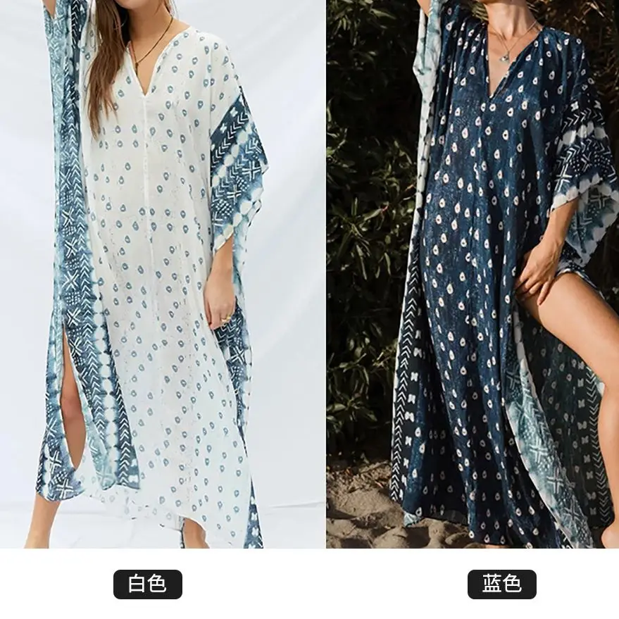 2021 размера плюс с принтом летняя пляжная одежда Шиф кафтан пляжное платье женская пляжная туника халат пляж плавать носить Bikini Cover Up
2021 размера плюс с принтом летняя пляжная одежда Шиф кафтан пляжное платье женская пляжная туника халат пляж плавать носить Bikini Cover Up