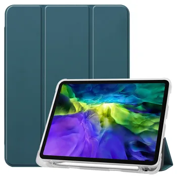 For iPad Pro 11 Inch 2020 PU Tablet Case Shockproof Flip Stand Clear Back Cover For iPad Pro 12.9 2020 Case + Pen Holder
For iPad Pro 11 Inch 2020 PU Tablet Case Shockproof Flip Stand Clear Back Cover For iPad Pro 12.9 2020 Case + Pen Holder