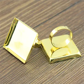 4 Colors Fit 20mm 25mm Square Glass Cabochon Ring Settings Adjustable Ring Settings Base For Jewelry Making 5pcs/lot
4 Colors Fit 20mm 25mm Square Glass Cabochon Ring Settings Adjustable Ring Settings Base For Jewelry Making 5pcs/lot