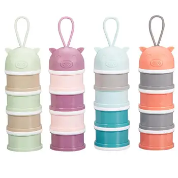 4 layer Frog Style Portable Baby Food Storage Box Essential Cereal Cartoon Milk Powder Boxes Toddle Kids Formula Milk Container
4 layer Frog Style Portable Baby Food Storage Box Essential Cereal Cartoon Milk Powder Boxes Toddle Kids Formula Milk Container