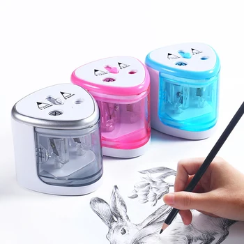 Automatic Pencil Sharpener Two-hole Electric Touch Switch Pencil Sharpeners Pen Knife Friendly Design Not Hurt The Hands Tools
Automatic Pencil Sharpener Two-hole Electric Touch Switch Pencil Sharpeners Pen Knife Friendly Design Not Hurt The Hands Tools
