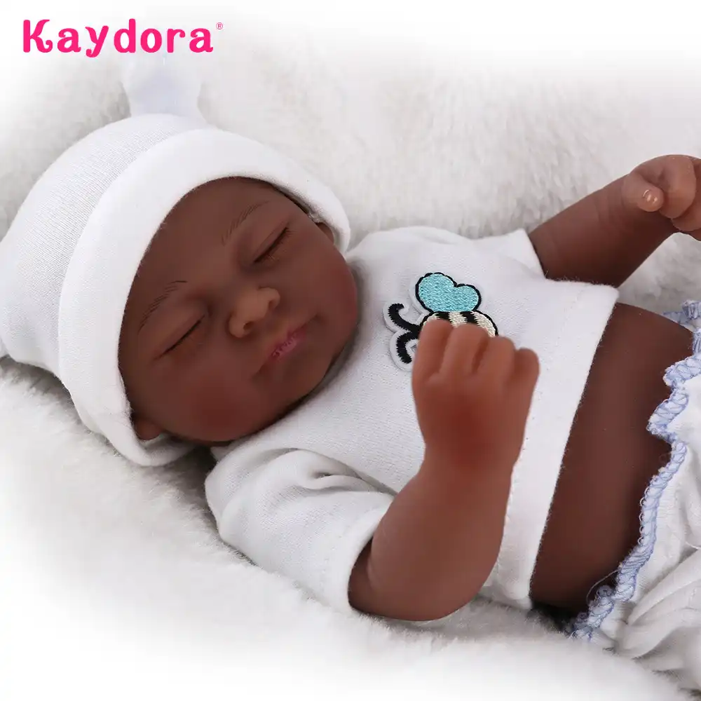 black silicone baby dolls