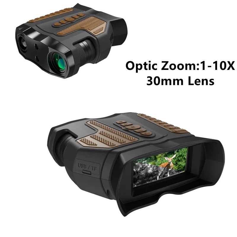Night Vision Binocular Telescope Infrared Camera Optic Lens 1-80x with Free 4000mAh Battery for Hunting Camping Surveillance
Night Vision Binocular Telescope Infrared Camera Optic Lens 1-80x with Free 4000mAh Battery for Hunting Camping Surveillance