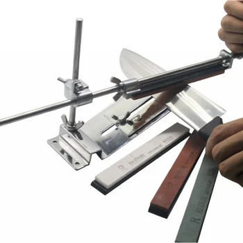 Knife Sharpener Professional All Iron Steel Kitchen Sharpening System Tools Fix-angle with 4 Stones Whetstone K1501 K
Knife Sharpener Professional All Iron Steel Kitchen Sharpening System Tools Fix-angle with 4 Stones Whetstone K1501 K
