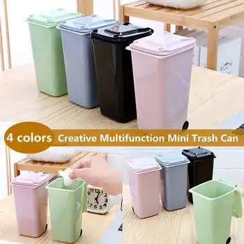 Plastic Small Waste Bin Cute Mini Trash Can Desktop Basket Table Home Office Trash Can Dustbin Sundries Barrel Box With Lid
Plastic Small Waste Bin Cute Mini Trash Can Desktop Basket Table Home Office Trash Can Dustbin Sundries Barrel Box With Lid