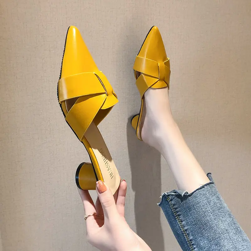 2020 New Summer Half Toe Cap Sandals Women's Queen Air Heel Pointed Toe Small Heel High Heels Women's Thick Heel Sandals
2020 New Summer Half Toe Cap Sandals Women's Queen Air Heel Pointed Toe Small Heel High Heels Women's Thick Heel Sandals