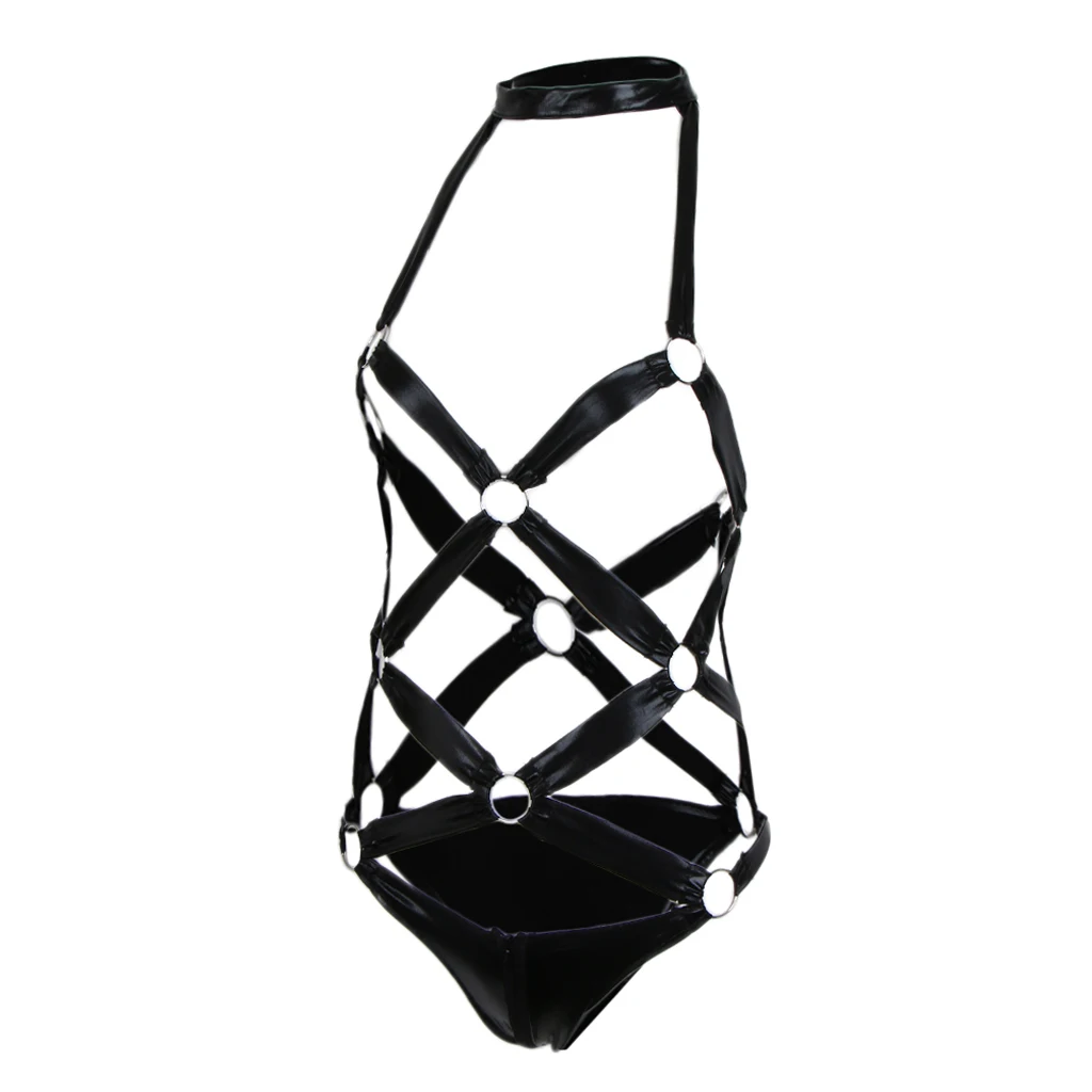 Women Lingerie Cosplay Body Chest Cage Harness Bra Nightclub Outfit Costumes